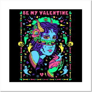 Be My Valentine Posters and Art